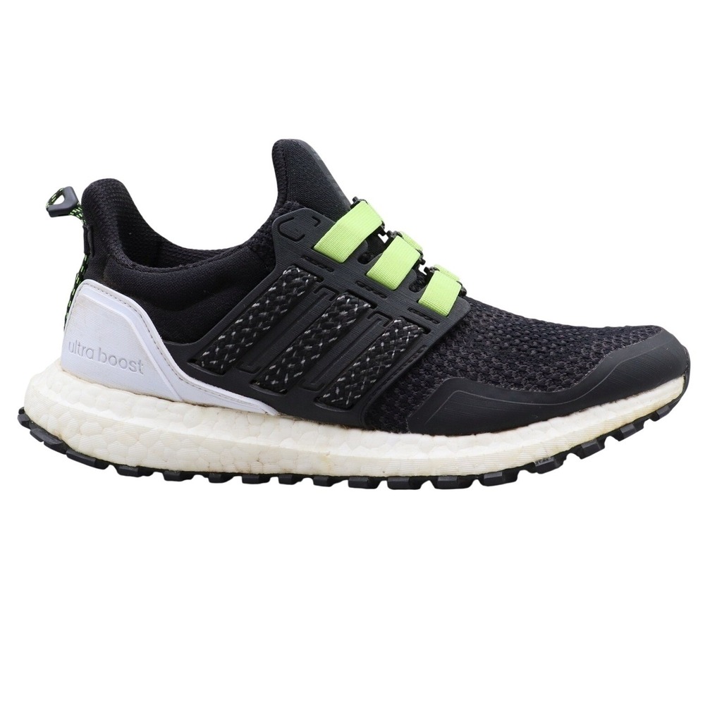 Adidas Ultraboost 1.0 ATR Womens Size 8 US Core Black Lucid Lemon Running Shoes